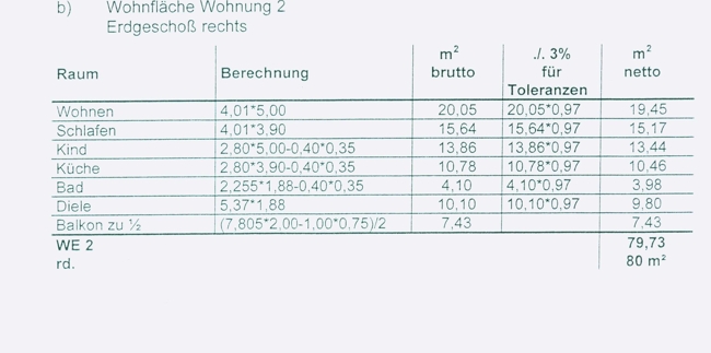 37. Berechnung Wohnfl�che