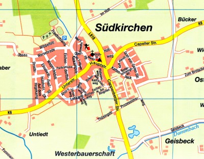 Übersichtskarte von Südkirchen